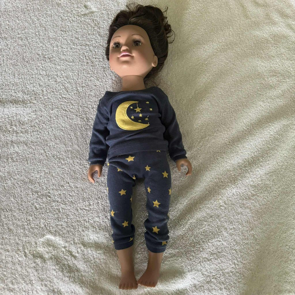Journey Girls Doll Just Play, LLC Pajama Set, Blue - Picture 1 of 15